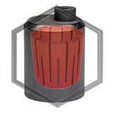 Кристалізатор (філь'єра) OPTICOM Vulkano dia 65 смуга 5х50, фото 3