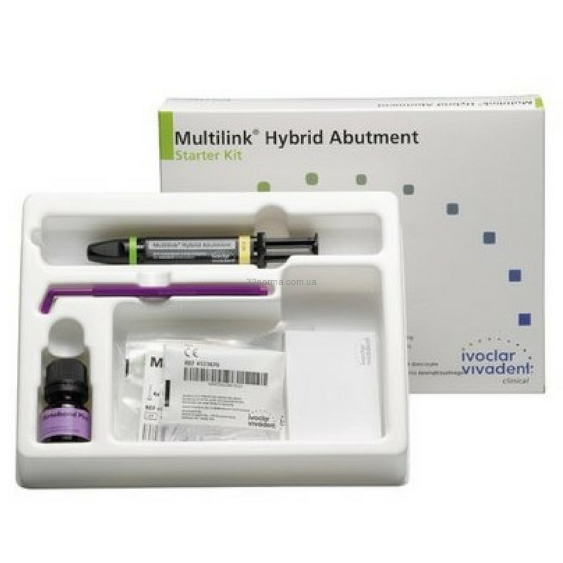 Multilink Hybrid Abutment Starter Kit Композит фіксуючий Набір старт, Ivoclar Vіvadent