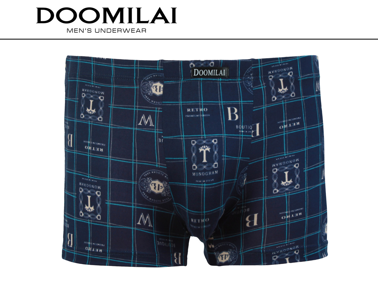 Чоловічі боксери стрейчеві з бамбука Марка «DOOMILAI» Арт.D-01220