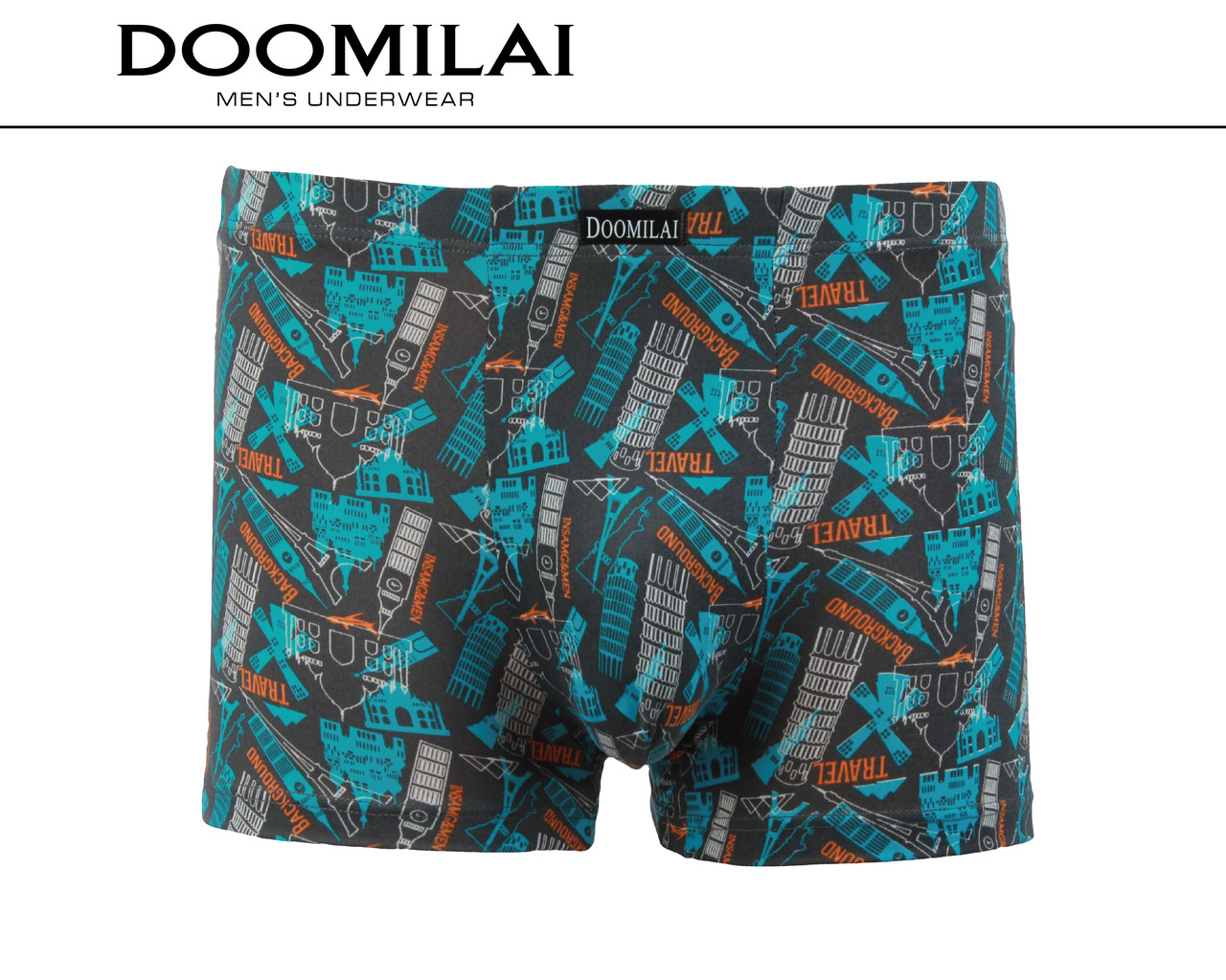 Чоловічі боксери стрейчеві з бамбука Марка «DOOMILAI» Арт.D-01226