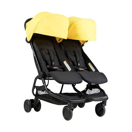 Прогулянкова коляска для двійнят Mountain Buggy Nano Duo, фото 2