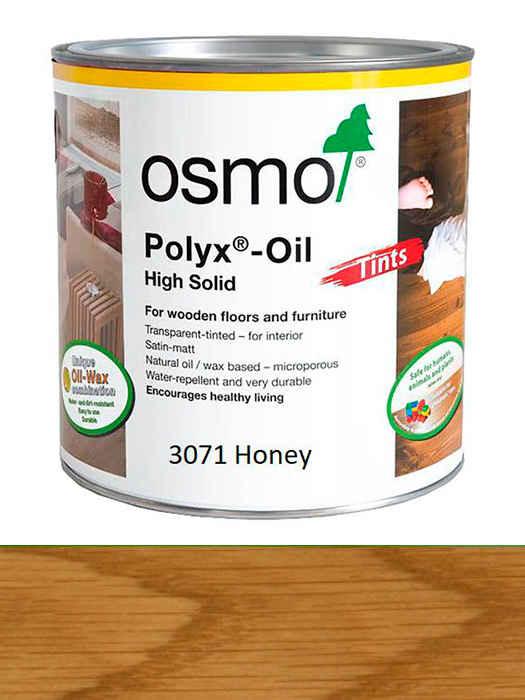 Кольорова олія з твердим воском Osmo Hartwachs-Ol Farbig 10 L Мед 307168