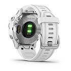 Смарт-годинник Garmin Fenix 6S White with White Band білий з білим ремінцем, фото 3