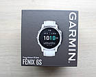 Смарт-годинник Garmin Fenix 6S White with White Band білий з білим ремінцем, фото 5