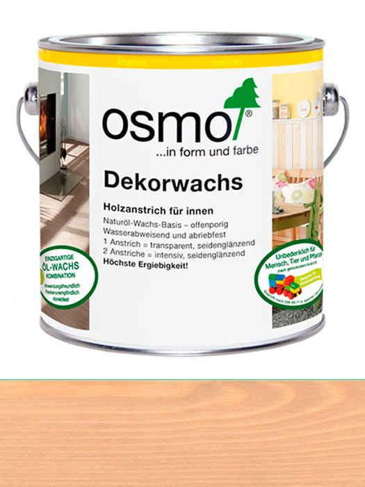 Кольорова прозора олія Osmo Dekorwachs Transparent 0,125 L Бук димчастий 3102 (4006850759033)