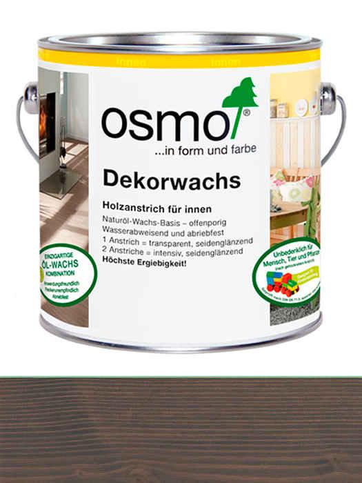 Кольорова прозора олія Osmo Dekorwachs Transparent 2,5 L Сірий граніт 3118 (4006850733972)