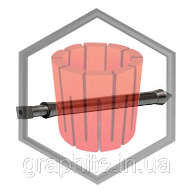 Шток (стопор) графитовый для машин Galloni G1/G1 plus /G3 - фото 1 - id-p11481209