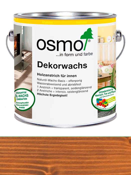 Кольорова прозора олія Osmo Dekorwachs Transparent 0,375 L Горіх 3166 (4006850102877)