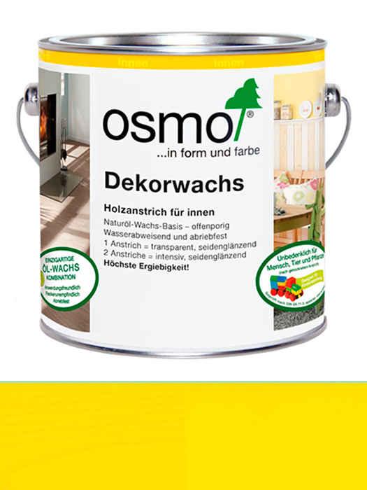 Універсальна кольорова олія Osmo Dekorwachs Intensive Töne 0,375 L Жовта 3105 (4006850759132)