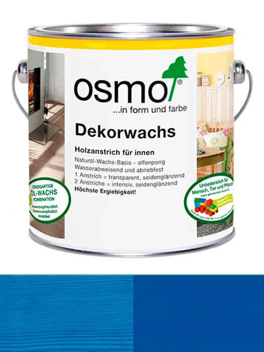 Універсальна кольорова олія Osmo Dekorwachs Intensive Töne 0,375 L Синя 3125 (4006850759217)