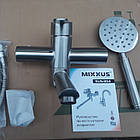 Змішувач для ванни з нержавійки Mixxus DAX-009 (EURO), фото 3