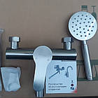 Змішувач для ванни з нержавійки Mixxus DAX-009 (EURO), фото 4