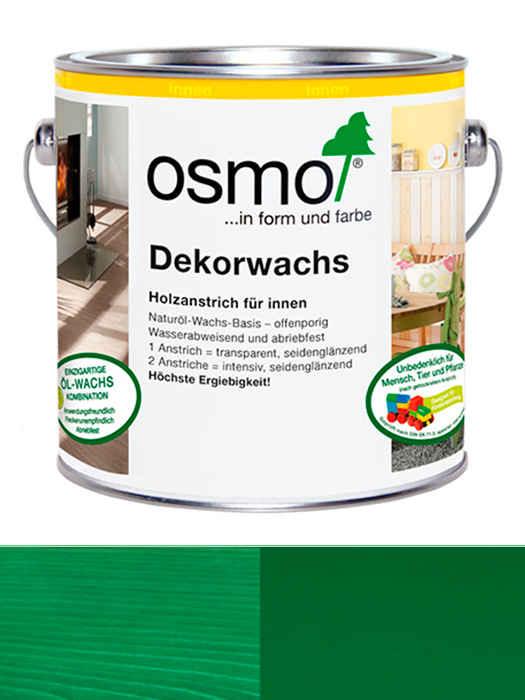 Універсальна кольорова олія Osmo Dekorwachs Intensive Töne 0,125 L Зелена 3131 (4006850759248)