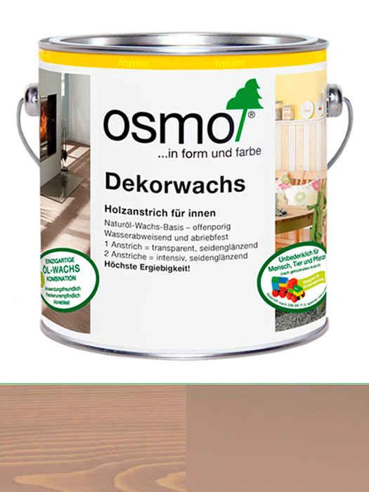 Універсальна кольорова олія Osmo Dekorwachs Intensive Töne 0,75 L Сіро-бежева 3132 (4006850759309)