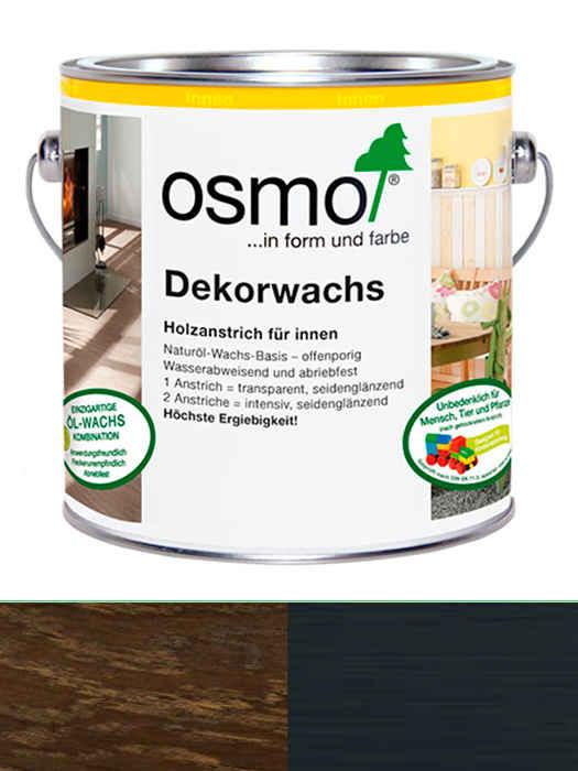 Універсальна кольорова олія Osmo Dekorwachs Intensive Töne 2,5 L Чорна 3169 (4006850475599)