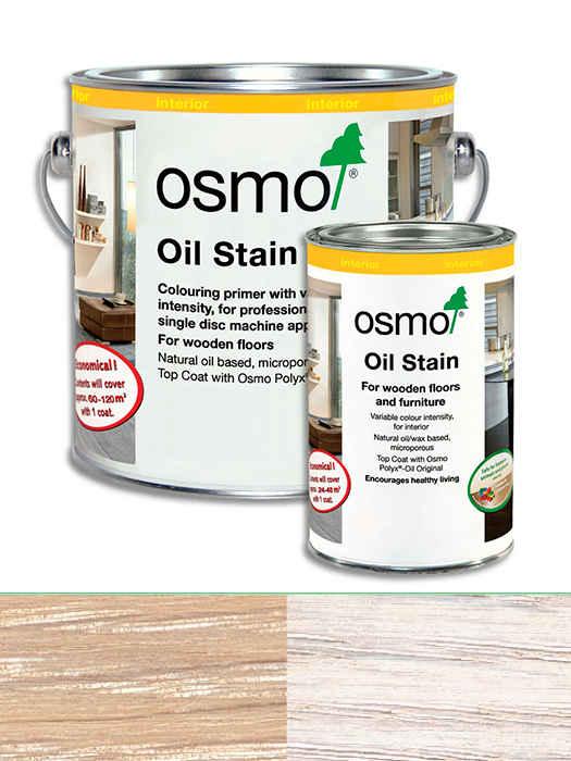 Кольорова олія Osmo OL-BEIZE (Морилка для дерева) 0,125 L Білий 3501 (4006850864102)