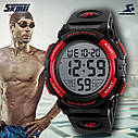 Наручний спортивний годинник Skmei 1258 Червоний, фото 7