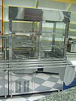 Вітрина холодильна кондитерська 1100х700х1800 з нержавіючої сталі, фото 6