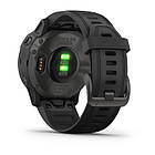 Смарт-годинник Garmin Fenix 6S Sapphire - Carbon Gray DLC with Black Band з чорним ремінцем, фото 3