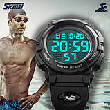 Спортивний годинник Skmei 1258 Чорний, фото 6