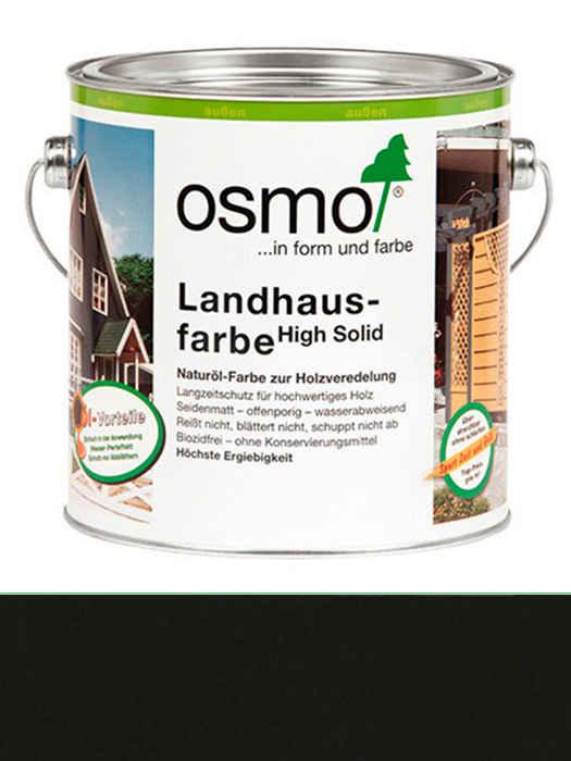 Захисна кольорова непрозора олія Osmo Landhausfarbe 0,125 L Сіро-чорна 2703 (os_55)