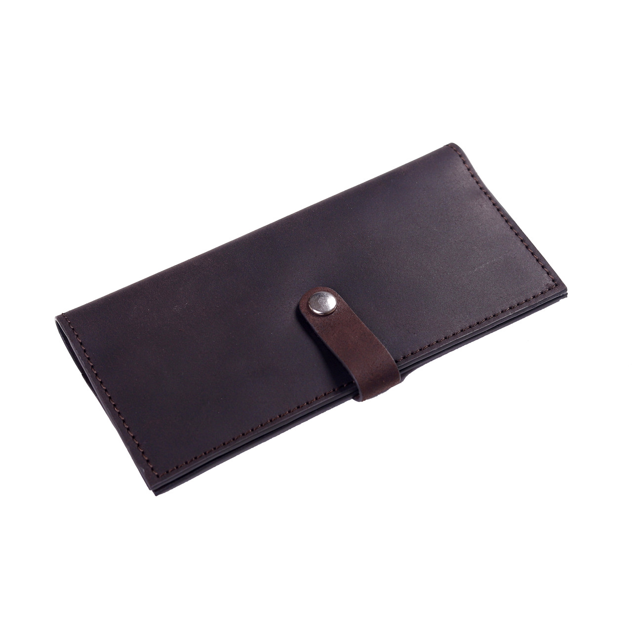 Портмоне шкіряне чоловіче коричневе, фото 1