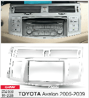 2-DIN переходная рамка TOYOTA Avalon 2005-2009, CARAV 11-228