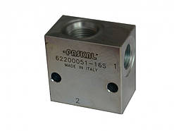 Блок сталевий для клапана 2/2 C-14GAS