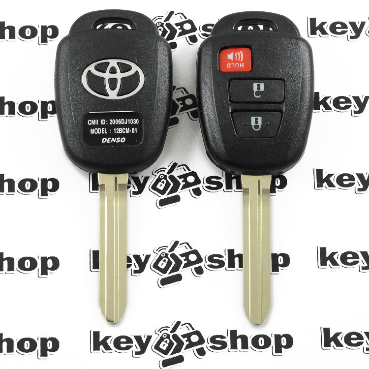 Оригинальный ключ для Toyota (Тойота) 2+1 кнопка с H-чип/315MHz - фото 1 - id-p596798676