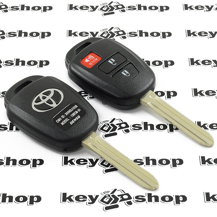 Оригинальный ключ для Toyota (Тойота) 2+1 кнопка с H-чип/315MHz - фото 2 - id-p596798676