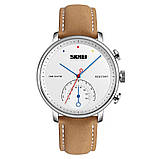 Класичні чоловічі годинники Skmei 1399 Black White, фото 8
