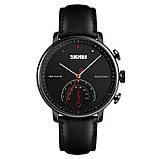 Класичні чоловічі годинники Skmei 1399 Black White, фото 9