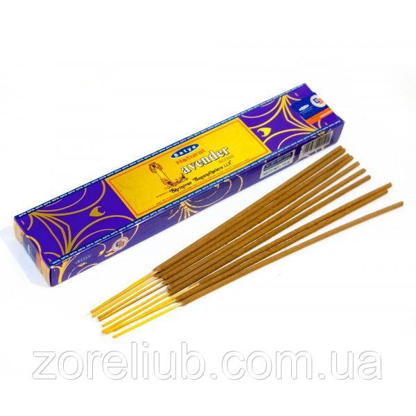Пахощі Natural Lavender Натуральні Лаванда, 15 Gm Satya Пильні