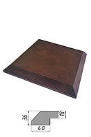 Столешница для стола из многослойной фанеры, квадратная 90х90, скос