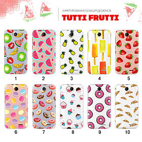 Прозорий чохол з малюнком для HTC Desire 310 (80 дизайнів)