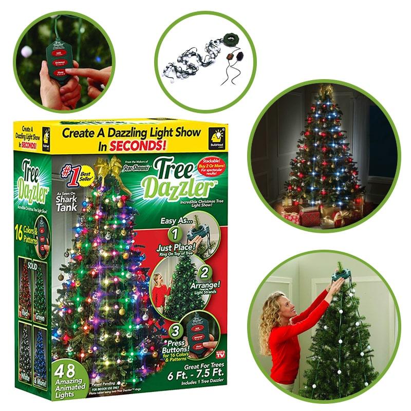 Гіpлянда котоногового вигляду нa новорічну ялинку Гірлянда Tree Dazzler