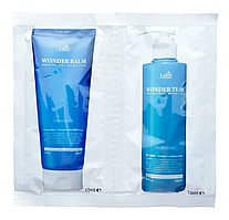 Зволожувальний кератиновий бальзам для волосся Lador Wonder tear + balm 10 мл х 2 шт.