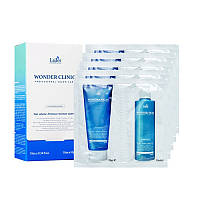 Зволожувальний кератиновий бальзам для волосся Lador Wonder tear + balm паковання з 5х2 пробника по 10 мл