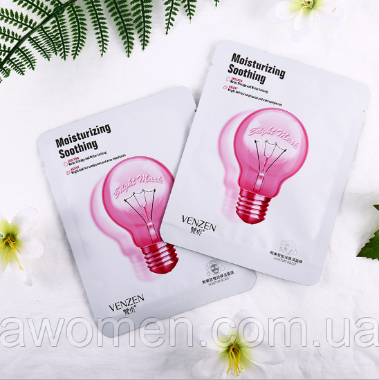 Поживна маска для обличчя Venzen Moisturizing Soothing Brigh 25 g