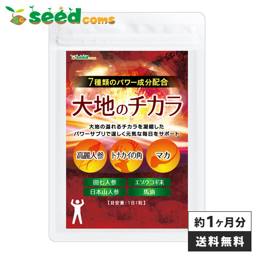 Seedcoms Earth Power Комплекс для відновлення сили й енергії, 30 капсул на 30 днів прийому. До 11/2026