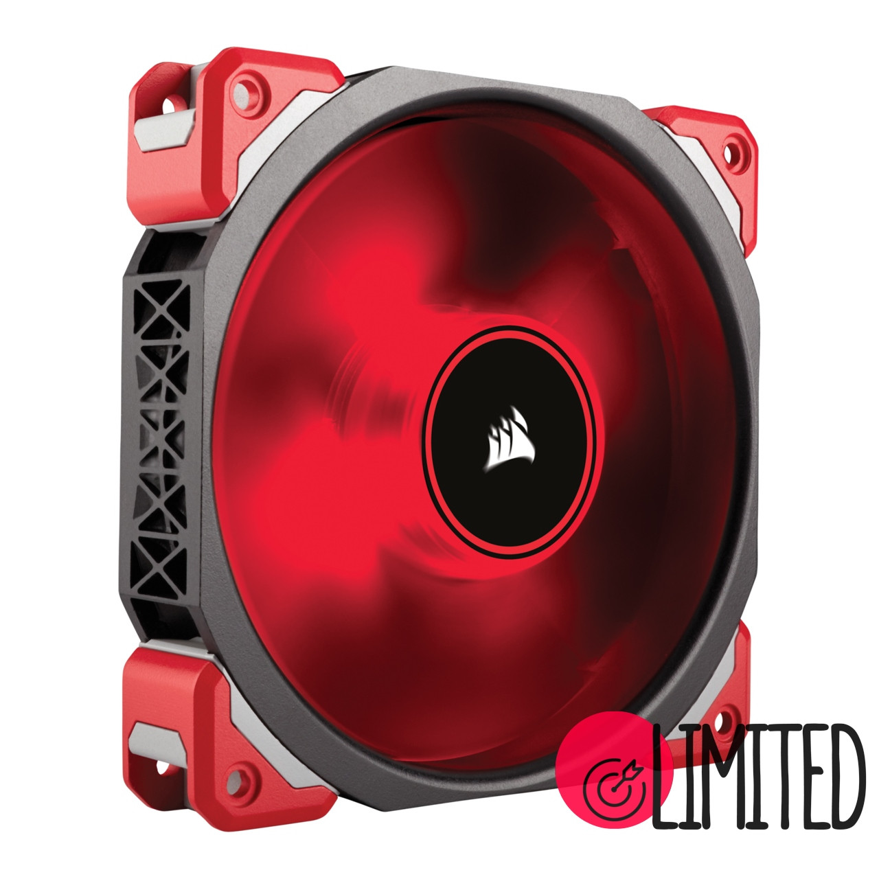 Вентилятор Corsair ML120 LED Red 120 mm Premium Magnetic (CO-9050042-WW), фото 1