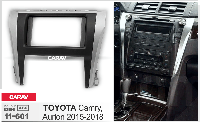 2-DIN переходная рамка TOYOTA Camry, Aurion 2015+, CARAV 11-601