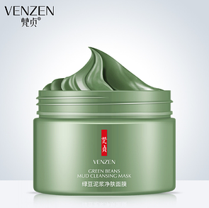 Очисна грязьова маска Venzen Green Beans Mud Cleansing mask із зеленими бобами 120 g