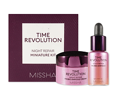 Нічна відновлювальна серія для обличчя Missha Revolution Night Repair Miniature 2 type Kit 7 мл, 10 мл