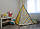 Ігровий дитячий вігвам "Дино Парк" з килимком, фото 3