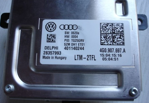 VW TOURAN SHARAN T5 МОДУЛЬ СВЕТОДИОД / LED LTM-2TFL 4G0907697A