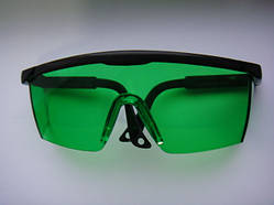 Захисні окуляри (зелені) від лазерного випромінювання хвиль 200-450nm 800-2000nm 405nm 445nm