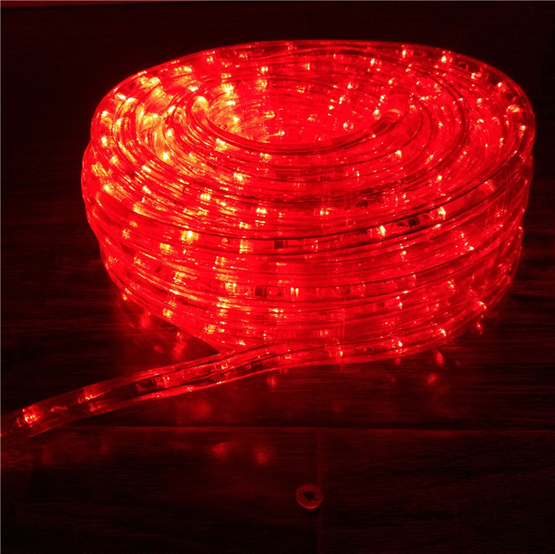 Світлодіодна гірлянда Xmas Rope light 10M Red, дюралайт червоний, гірлянда трубка, фото 1