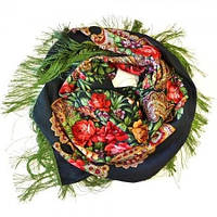 Українські хустки розписні народні