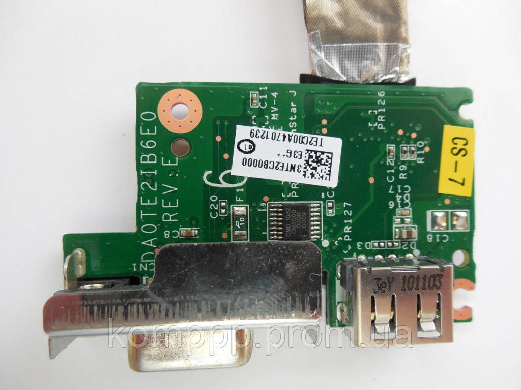 Плата VGA USB для ноутбука Toshiba L645 L640 DA0TE2IB6E0 DD0TE2TH200